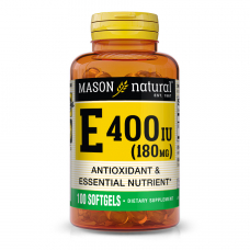 Вітаміни та мінерали Mason Natural Vitamin E 400 IU, 100 капсул Вітаміни та мінерали Mason Natural Vitamin E 400 IU, 100 капсул