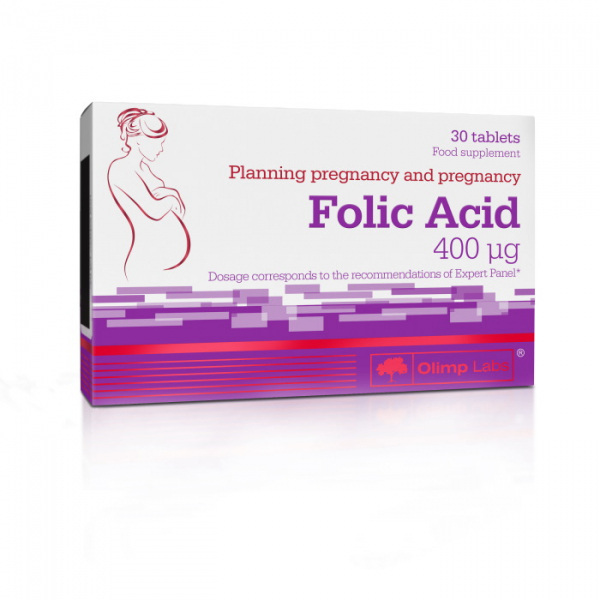Вітаміни та мінерали Olimp Folic Acid, 30 таблеток