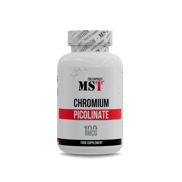 Вітаміни та мінерали MST Chromium Picolinate, 200 капсул