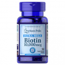 Вітаміни та мінерали Puritan's Pride Biotin 10000 mcg, 50 капсул
