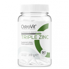 Вітаміни та мінерали OstroVit Triple Zinc, 90 капсул Вітаміни та мінерали OstroVit Triple Zinc, 90 капсул