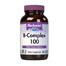 Вітаміни та мінерали Bluebonnet B-Complex 100, 50 вегакапсул
