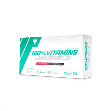 Вітаміни та мінерали Trec Nutrition 100% Vitamins & Minerals, 60 капсул Вітаміни та мінерали Trec Nutrition 100% Vitamins & Minerals, 60 капсул
