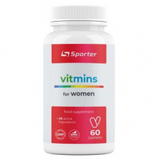 Вітаміни та мінерали Sporter Vitmins for Women, 60 таблеток