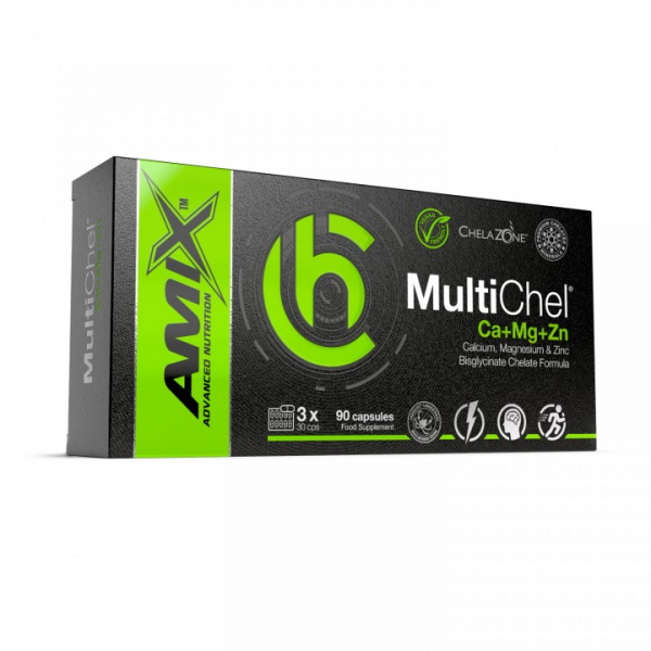 Вітаміни та мінерали Amix Nutrition ChelaZone MultiChel Ca+Mg+Zn, 90 капсул