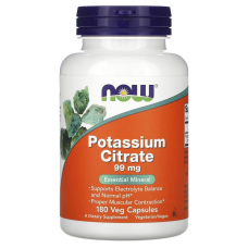 Вітаміни та мінерали NOW Potassium Citrate 99 mg, 180 капсул Вітаміни та мінерали NOW Potassium Citrate 99 mg, 180 капсул
