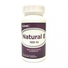 Вітаміни та мінерали GNC Natural E 100 IU, 100 капсул Вітаміни та мінерали GNC Natural E 100 IU, 100 капсул
