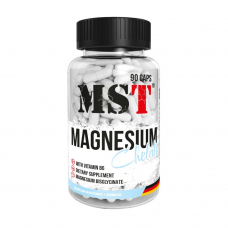 Вітаміни та мінерали MST Magnesium Chelate, 90 капсул Вітаміни та мінерали MST Magnesium Chelate, 90 капсул