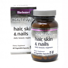 Вітаміни та мінерали Bluebonnet Nutrition Hair Skin and Nails, 60 капсул - Beautiful Ally
