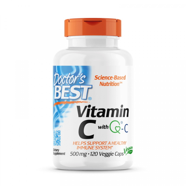 Вітаміни та мінерали Doctor's Best Vitamin C 500 mg, 120 вегакапсул