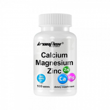 Вітаміни та мінерали IronFlex Calcium Magnesium Zinc, 100 таблеток Вітаміни та мінерали IronFlex Calcium Magnesium Zinc, 100 таблеток