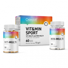 Вітаміни та мінерали OstroVit Vit&Min Sport, 60 капсул Вітаміни та мінерали OstroVit Vit&Min Sport, 60 капсул