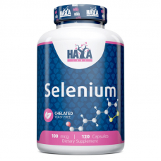 Вітаміни та мінерали Haya Labs Selenium 100 mcg, 120 капсул Вітаміни та мінерали Haya Labs Selenium 100 mcg, 120 капсул