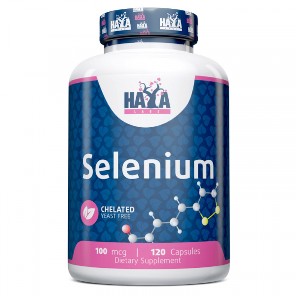 Вітаміни та мінерали Haya Labs Selenium 100 mcg, 120 капсул
