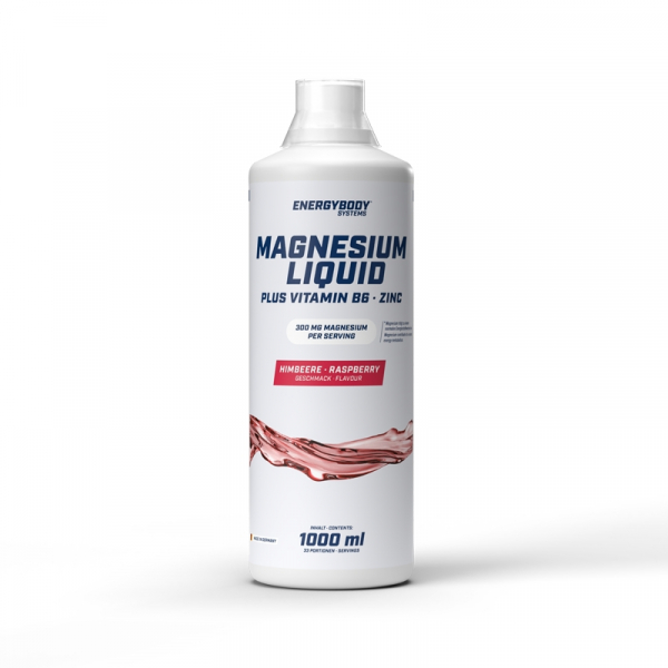 Вітаміни та мінерали Energybody Liquid Magnesium, 1 литр Малина