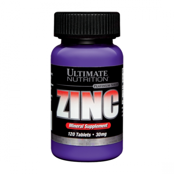 Вітаміни та мінерали Ultimate Nutrition Zinc, 120 таблеток