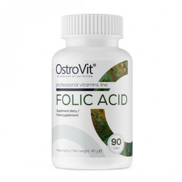 Вітаміни та мінерали OstroVit Folic Acid, 90 таблеток