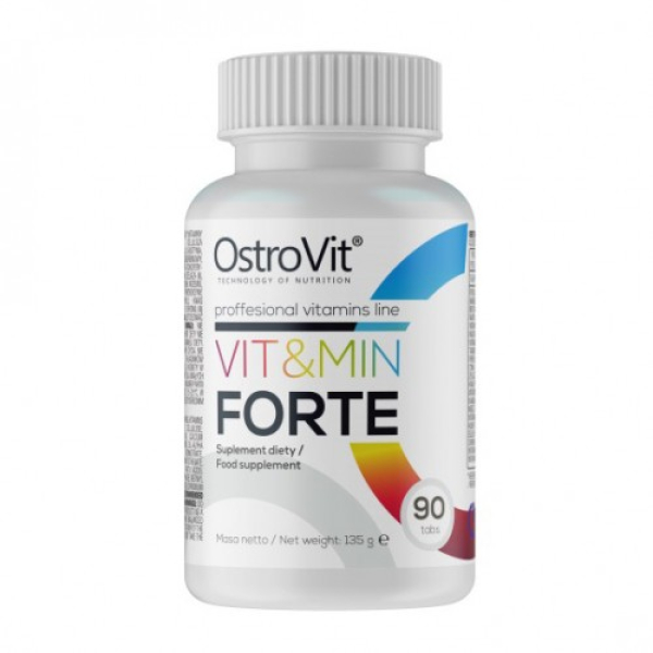 Вітаміни та мінерали OstroVit Vit&Min Forte, 90 таблеток
