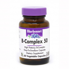 Вітаміни та мінерали Bluebonnet Nutrition В-Complex 50, 50 вегакапсул
