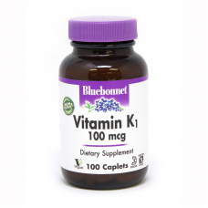 Вітаміни та мінерали Bluebonnet Nutrition Vitamin К1 100 mcg, 100 капсул