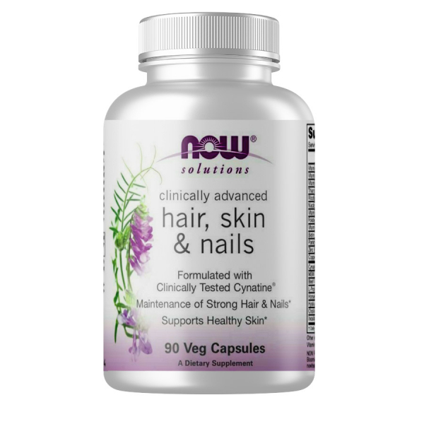 Вітаміни та мінерали NOW Solutions Hair Skin Nails, 90 вегакапсул